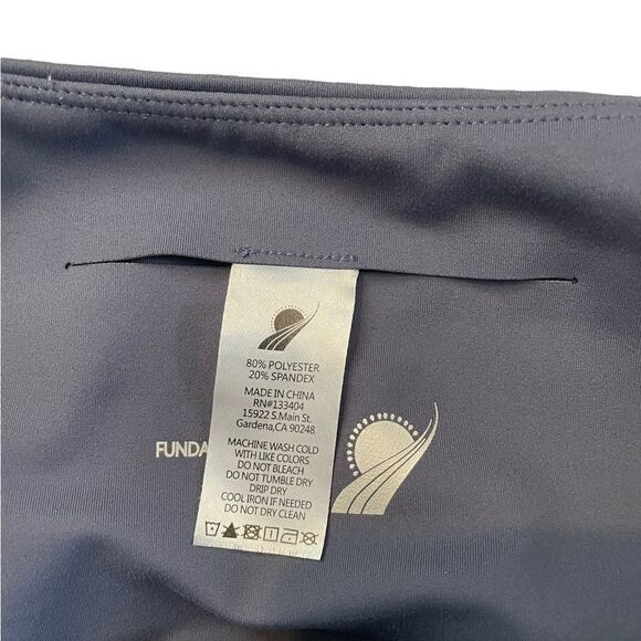 FUNDAMENTAL COAST Dusty Blue Leggings Size Large - Picture 4 of 7